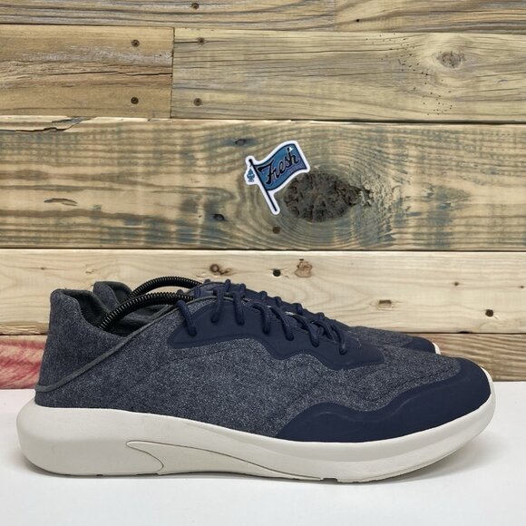 Olukai Koheo Hulu Athletic Casual Sneakers Men’s Size 11.5 Blue Cotton NEW - Picture 5 of 12